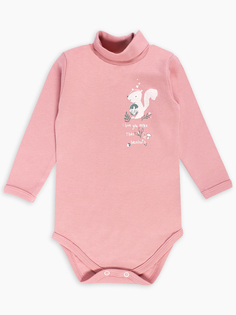 Боди-водолазка Wooly Wool Веселый малыш 48322/w/F/Пудровый р.86