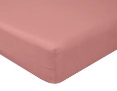 Простыня на резинке поплин "АРТ Дизайн" Византия - коричневая 140х200