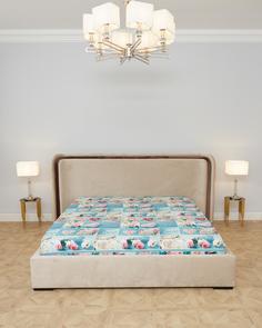 Простыня на резинке поплин "Всё себе" Валентинка 160х200