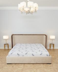 Простыня на резинке поплин "Всё себе" Меандр 140х200