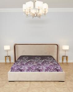 Простыня обычная бязь"Всё себе" Вечерний сад 1.5 спальный