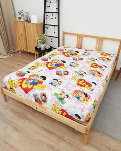 Простыня обычная бязь "Всё себе" Its LOVE 1.5 спальный