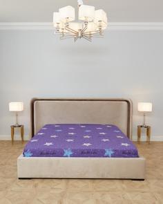 Простыня на резинке, Поплин "Всё себе" Звездная аллея 160х200