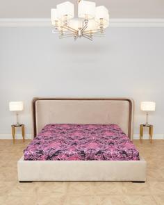 Простыня обычная бязь"Всё себе" Сирень 1.5 спальный