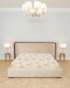 Простыня на резинке, бязь "Всё себе" Нежность 160х200