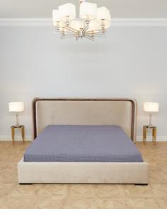 Простыня на резинке из поплин "Всё себе" Эгрет Размер: 90 х 200