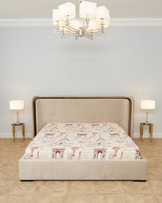 Простыня на резинке из поплин "Всё себе" Мулен руж Размер: 200 х 200