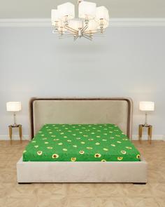 Простыня на резинке из поплин "Всё себе" Летний фрукт Размер: 160 х 200