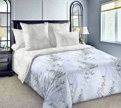 Простыня 1.5-спальн. "Хрупкая красота комп. 1" перкаль Текс Дизайн