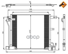 Радиатор кондиционера NRF 350040