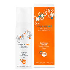 Солнцезащитный лосьон-спрей Sun Guard Spray SPF 50 150 мл Inspira:Cosmetics