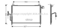 Радиатор кондиционера AVA QUALITY COOLING MZ5159