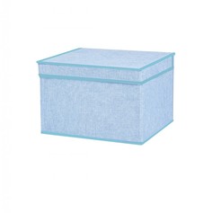 Короб для хранения вещей, 42х30х19 см (Цвет: Голубой ) No Brand