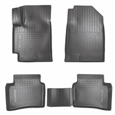 Коврик салона, резиновый (для а/м с подлокотником) Hyundai-KIA арт. R8130H0100