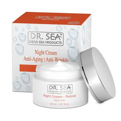 Ночной крем для лица DR. SEA, Anti-Aging Retinol, 50 мл