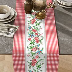 Дорожка на стол из рогожки "Все себе" Розалия, 50 х 145