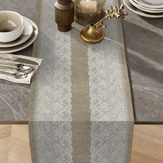 Дорожка на стол из рогожки "Все себе" Шарлотта, 50 х 145