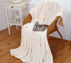 Плед "Orrizonte SOFT PLUSH" велсофт 002 2 спальный АльВиТек