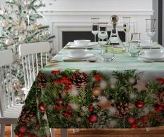 Скатерть Шишки, размер: 145 х 220 Сирень