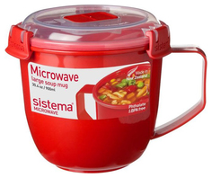 Кружка суповая Sistema Microwave 1141 Красный