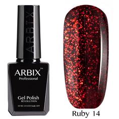 Гель-лак Arbix Ruby 14 Огненный Феникс 10 мл