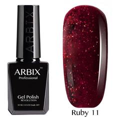 Гель-лак Arbix Ruby 11 Искры Бордо 10 мл