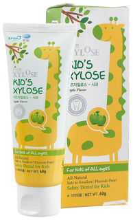 Детская зубная паста Hanil Xylose Kids с экстрактом яблока, 60 г
