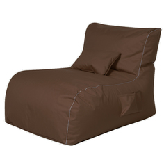 Бескаркасный модульный диван DreamBag Лежак one size, оксфорд, Коричневый