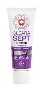 Зубная паста ClearaSept Sea Salt & Laminaria «Реминерализация и отбеливание» 75 мл