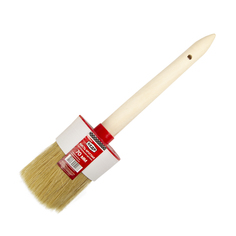 Кисть круглая №22/70 мм (6/120) натур.щетина, дерев.ручка КЕДР 010-6070