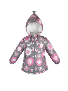 Куртка для девочки Reike Cute bees grey, размер 98