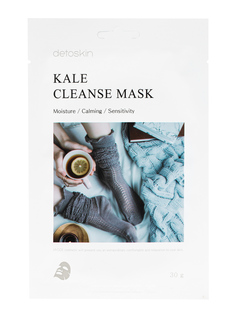 Очищающая тканевая маска DETOSKIN с кейлом для чувствительной кожи. Корея 30ml