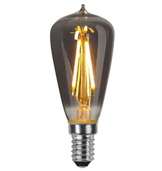 Лампочка светодиодная Star Trading DECOLED SMOKE, E14, 1.6 Вт, 2100К, 9.4х3.8 см