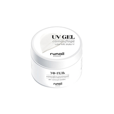 Камуфлирующий UV-гель ruNail молочный коктейль, 15 г