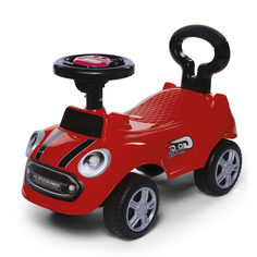 Каталка детская Baby Care Speedrunner музыкальный руль, цвет красный