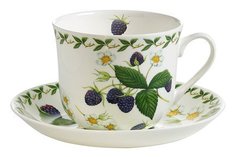 Maxwell & Williams Чашка Ежевика (0.48 л) с блюдцем MW637-PB8109