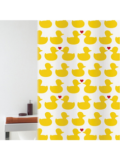 Штора для ванны Bath Duck 180х200 см, желтый Jinn