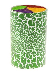 Подставка для ножей 14х9 см (Цвет: Зеленый с белым ) Markethot