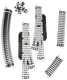 Объекты железной дороги Mehano Набор рельс N1