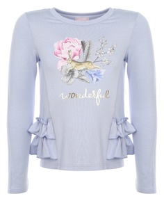 Футболка с длинным рукавом Choupette 434673 цв.голубой р.116