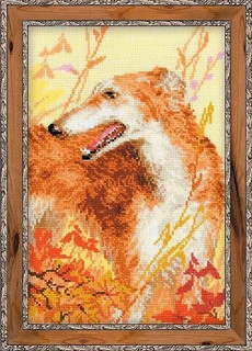 Набор для вышивания арт.СС-1150 "Охота, борзая" 18x27 см Риолис