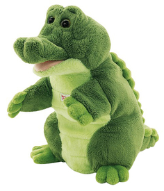 Мягкая игрушка Trudi на руку Крокодил, 25 см
