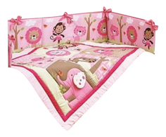 Комплект детского постельного белья Giovanni Shapito PINK ZOO