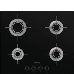 Встраиваемая газовая панель Smeg PVL664CN Black