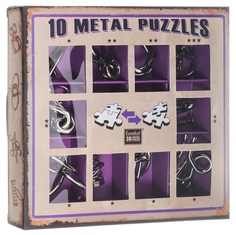 Головоломка Eureka 3D Puzzle фиолетовый металлический 10 шт. 473359