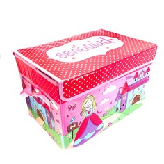 Короб для хранения игрушек Markethot Розовый, 37х25х25 см No Brand