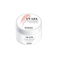 Лак для ногтей ruNail Камуфлирующий UV-гель, розовая карамель, 30 г