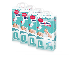 Подгузники-Трусики YOKOSUN ECONOM L (9-14 кг) 44 шт. Х 4, 176 шт.