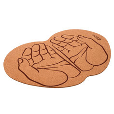 Коврик для бани Банные Штучки Ладони пробковый 43х30 см