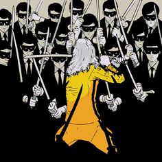 Картина по номерам Красиво Красим Убить Билла Постер, 80 х 80 см